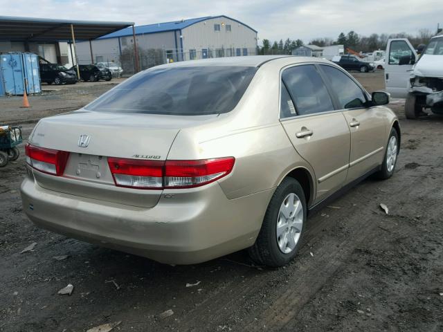 1HGCM56374A149703 - 2004 HONDA ACCORD LX TAN photo 4