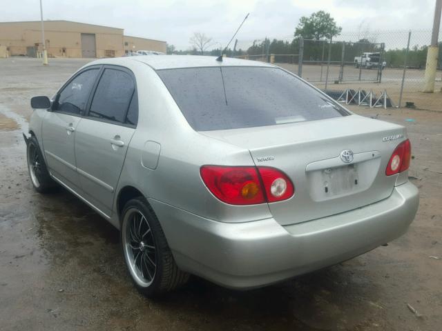 JTDBR32E030023582 - 2003 TOYOTA COROLLA CE SILVER photo 3