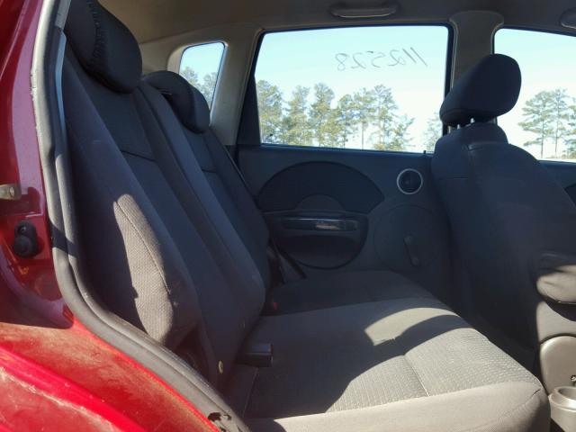 KL1TD666X7B780692 - 2007 CHEVROLET AVEO BASE Bordo fotoğraf 6