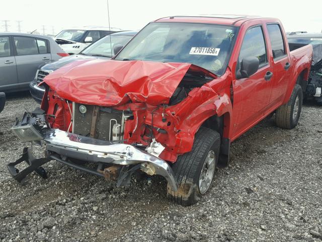 1GCDT136768199394 - 2006 CHEVROLET COLORADO RED photo 2