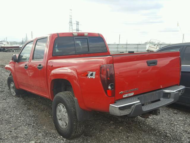 1GCDT136768199394 - 2006 CHEVROLET COLORADO RED photo 3