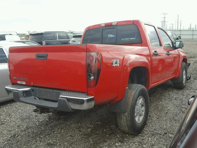 1GCDT136768199394 - 2006 CHEVROLET COLORADO RED photo 4