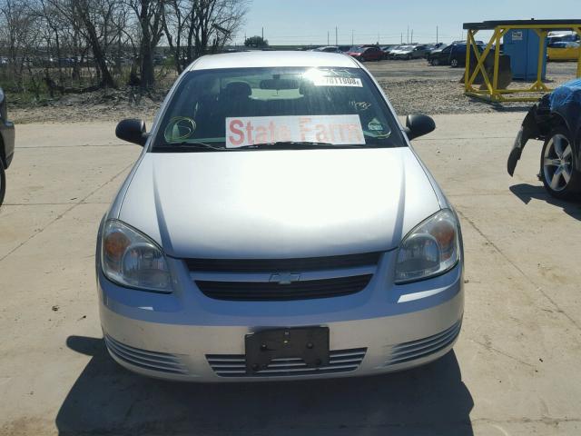 1G1AK55F667600684 - 2006 CHEVROLET COBALT LS SILVER photo 9