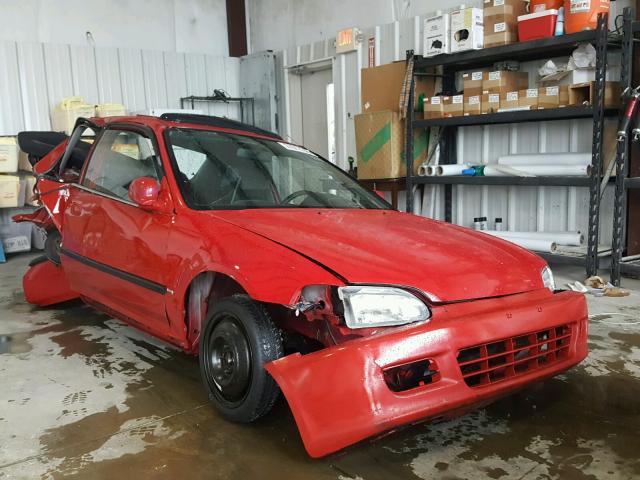 1HGEJ112XRL003655 - 1994 HONDA CIVIC EX წითელი ფოტო 1