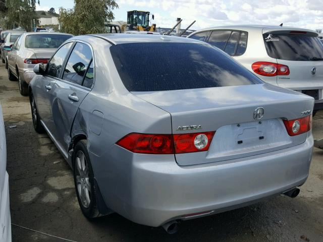 JH4CL96875C008140 - 2005 ACURA TSX SILVER photo 3