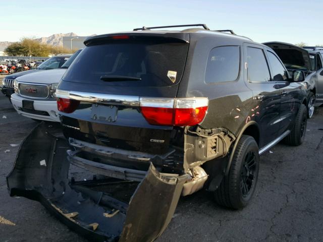 1C4RDHDGXCC121185 - 2012 DODGE DURANGO CR BLACK photo 4