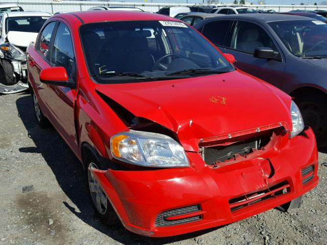 KL1TD5DE4BB126106 - 2011 CHEVROLET AVEO LS RED photo 1