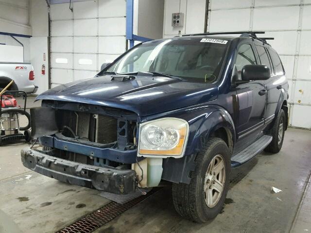 1D8HB58D75F614678 - 2005 DODGE DURANGO LI BLUE photo 2