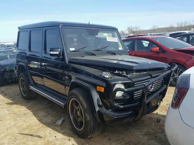 WDCYR49E04X155105 - 2004 MERCEDES-BENZ G 500 BLACK photo 1