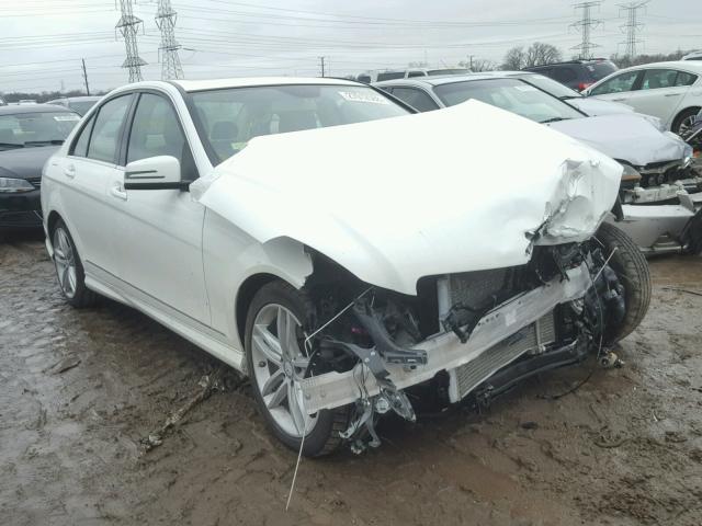 WDDGF8AB7EA896705 - 2014 MERCEDES-BENZ C 300 4MAT WHITE photo 1