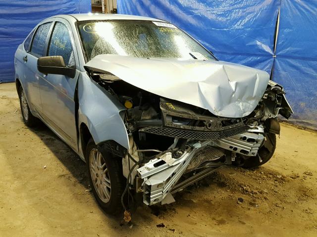 1FAHP35N58W128592 - 2008 FORD FOCUS SE BLUE photo 1