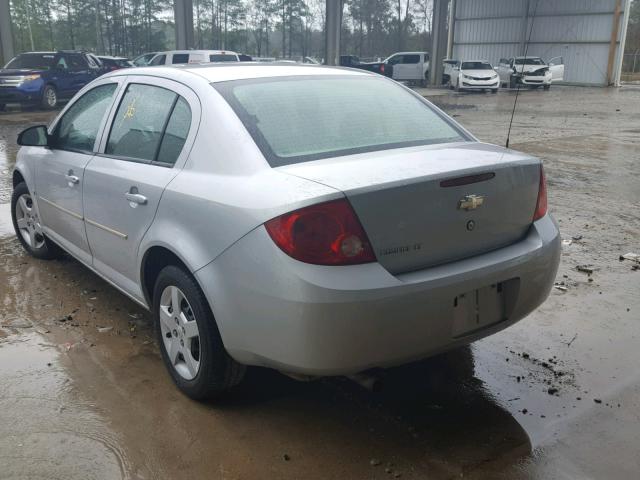 1G1AL55F877409878 - 2007 CHEVROLET COBALT LT SILVER photo 3