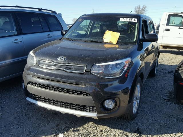 KNDJP3A56H7424779 - 2017 KIA SOUL + BLACK photo 2