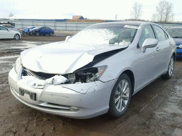 JTHBJ46G872044830 - 2007 LEXUS ES 350 SILVER photo 2