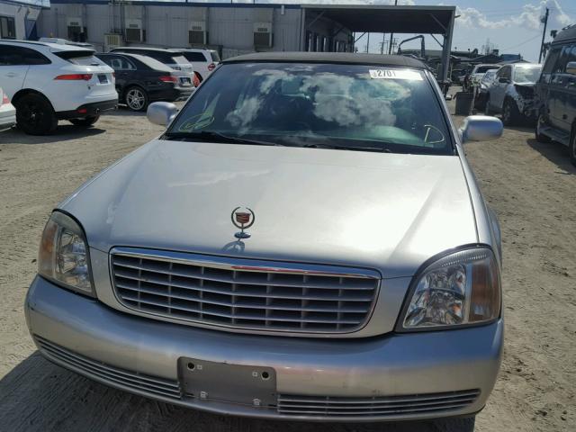 1G6KD54Y94U236139 - 2004 CADILLAC DEVILLE SILVER photo 10