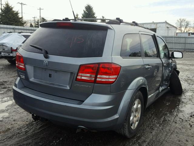 3D4PG4FBXAT183666 - 2010 DODGE JOURNEY SE GRAY photo 4