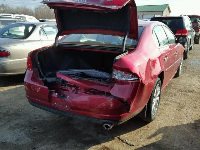 1G4HA5EM6BU132454 - 2011 BUICK LUCERNE CX RED photo 4