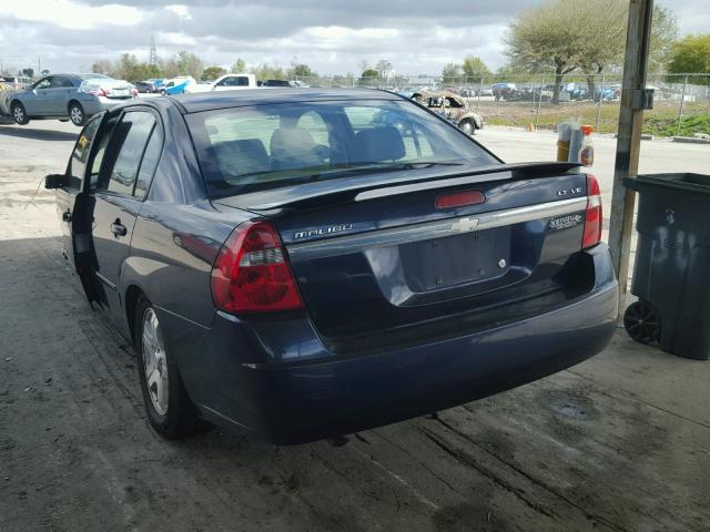 1G1ZU54864F115447 - 2004 CHEVROLET MALIBU LT BLUE photo 3