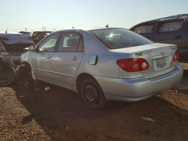 2T1BR32E97C799740 - 2007 TOYOTA COROLLA CE SILVER photo 3