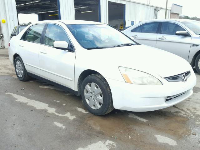 1HGCM56353A126242 - 2003 HONDA ACCORD LX WHITE photo 1