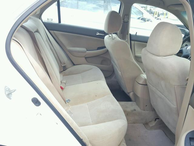 1HGCM56353A126242 - 2003 HONDA ACCORD LX WHITE photo 6