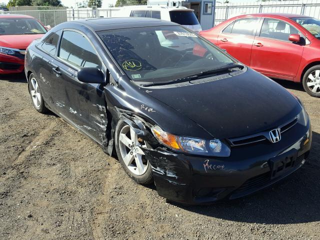 2HGFG11868H518591 - 2008 HONDA CIVIC EX BLACK photo 1