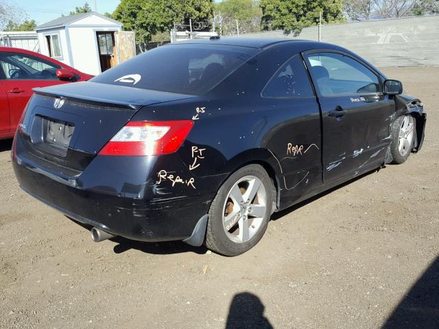 2HGFG11868H518591 - 2008 HONDA CIVIC EX შავი ფოტო 4