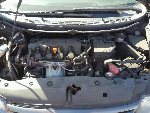 2HGFG11868H518591 - 2008 HONDA CIVIC EX შავი ფოტო 7