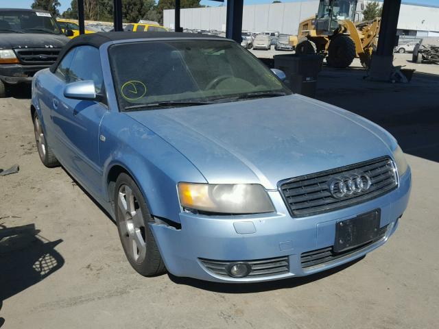 WAUAC48H24K015670 - 2004 AUDI A4 1.8 CAB BLUE photo 1