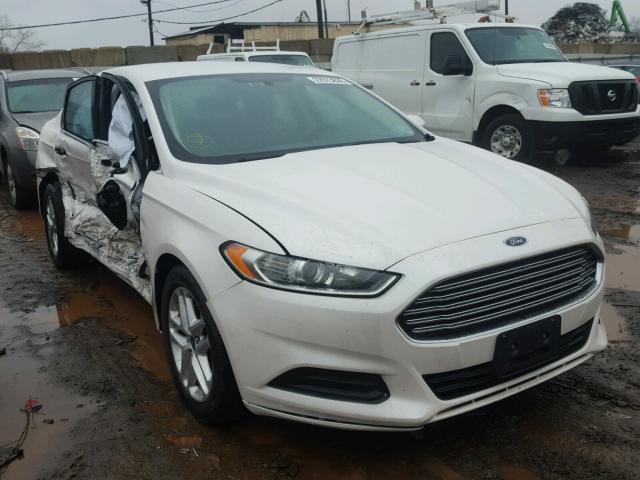 3FA6P0H70DR211122 - 2013 FORD FUSION SE WHITE photo 1