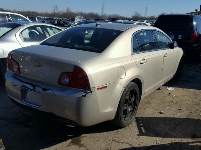 1G1ZB5E1XBF222389 - 2011 CHEVROLET MALIBU LS 棕色 照片 4