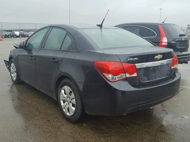 1G1PA5SH3D7139329 - 2013 CHEVROLET CRUZE LS BLACK photo 3