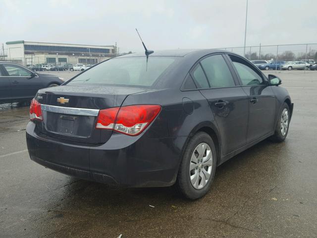 1G1PA5SH3D7139329 - 2013 CHEVROLET CRUZE LS BLACK photo 4