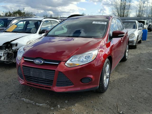 1FADP3K2XDL235576 - 2013 FORD FOCUS SE RED photo 2