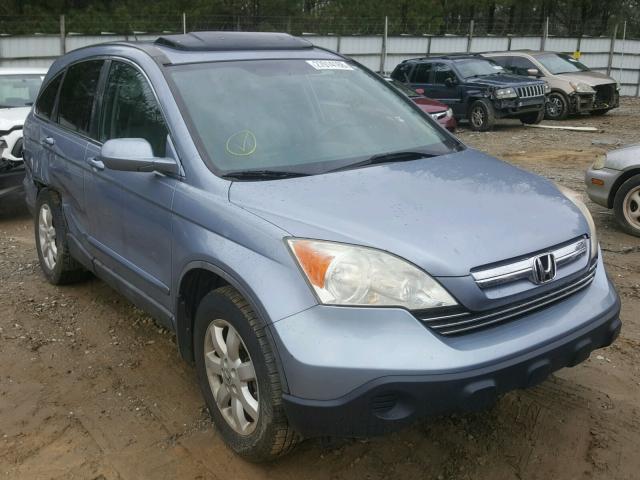 5J6RE48778L050741 - 2008 HONDA CR-V EXL BLUE photo 1