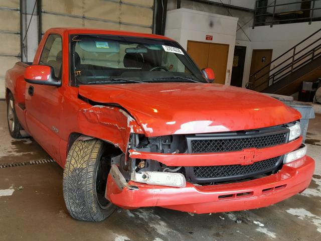 1GCEC14T12Z138801 - 2002 CHEVROLET SILVERADO RED photo 1