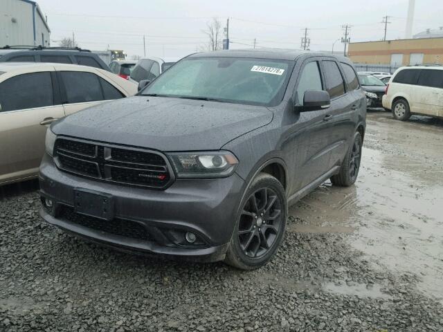 1C4SDJCT6GC385551 - 2016 DODGE DURANGO R/ GRAY photo 2