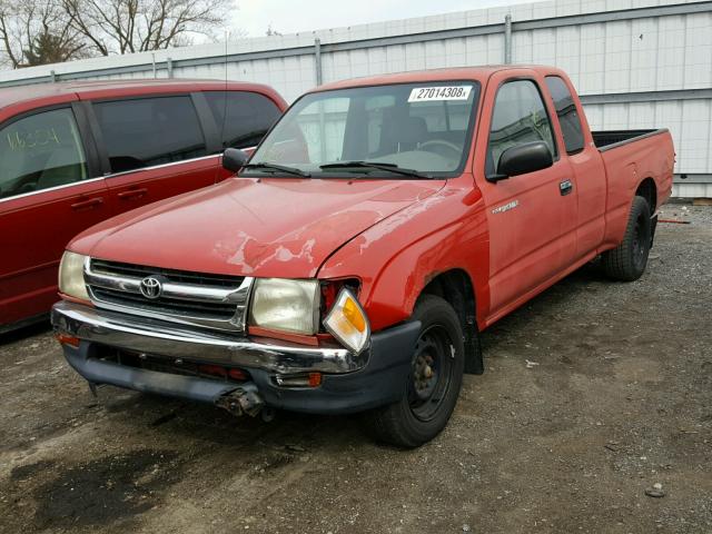 4TAVL52N7XZ410685 - 1999 TOYOTA TACOMA XTR RED photo 2