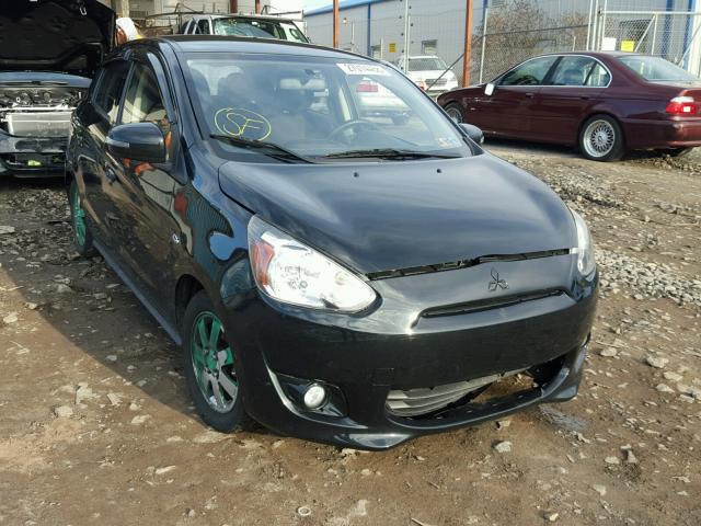 ML32A4HJXFH049228 - 2015 MITSUBISHI MIRAGE ES BLACK photo 1