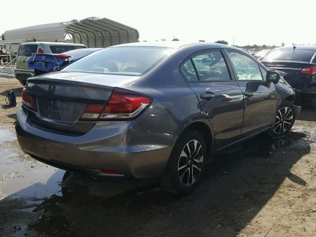 19XFB2F82EE073544 - 2014 HONDA CIVIC EX GRAY photo 4