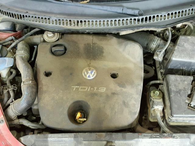 3VWCP21C41M434057 - 2001 VOLKSWAGEN NEW BEETLE 红色 照片 7