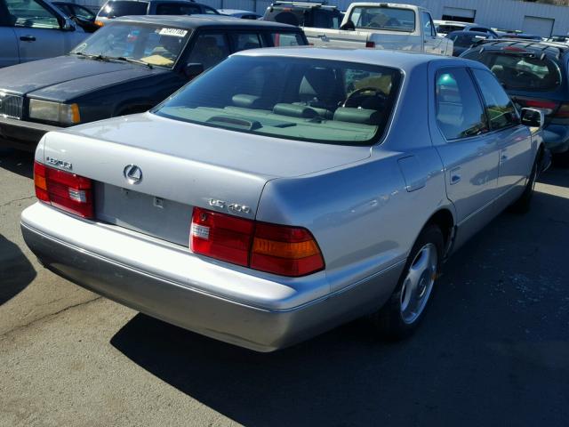 JT8BH28F3W0127757 - 1998 LEXUS LS 400 SILVER photo 4