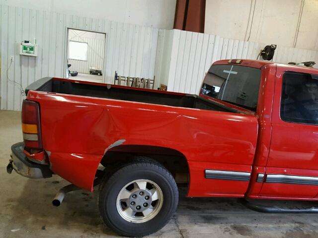 2GCEC19W121268508 - 2002 CHEVROLET SILVERADO RED photo 9