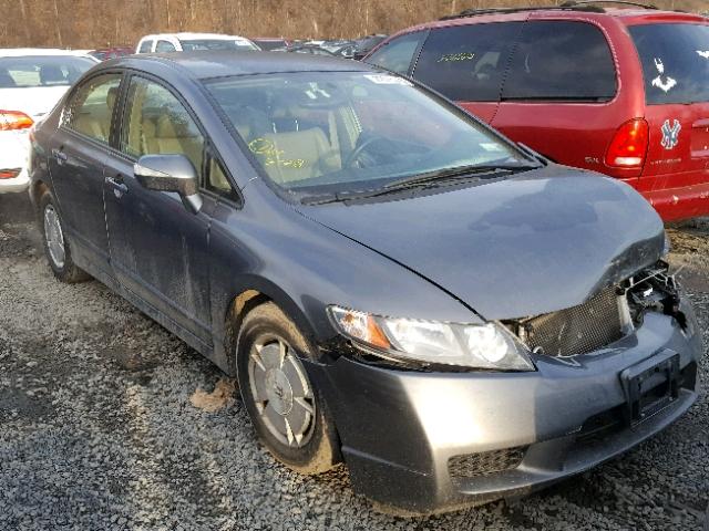 JHMFA36219S001398 - 2009 HONDA CIVIC HYBR GRAY photo 1