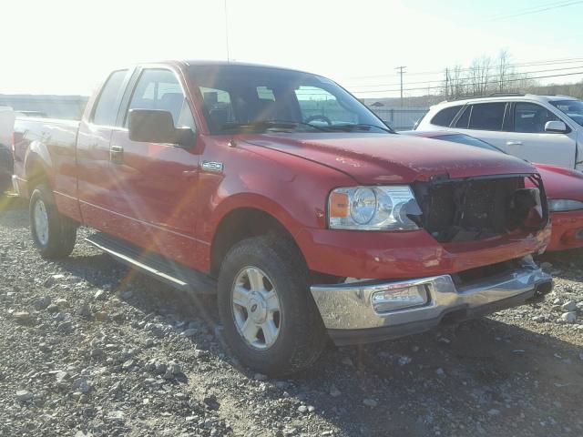 1FTPX14534NC24927 - 2004 FORD F150 RED photo 1