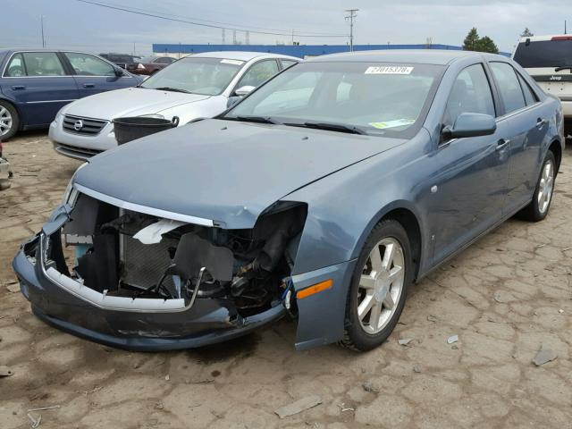 1G6DW677560216749 - 2006 CADILLAC STS TEAL photo 2