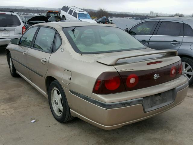 2G1WH55K329194681 - 2002 CHEVROLET IMPALA LS TAN photo 3