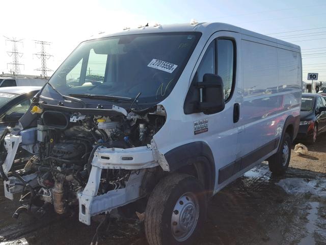 3C6TRVAG0HE508135 - 2017 RAM PROMASTER WHITE photo 2