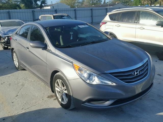 5NPEB4AC8CH419480 - 2012 HYUNDAI SONATA GLS GRAY photo 1