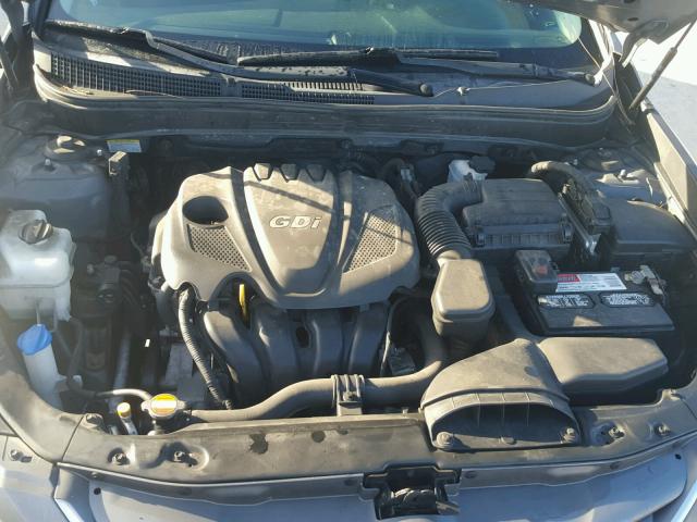 5NPEB4AC8CH419480 - 2012 HYUNDAI SONATA GLS GRAY photo 7